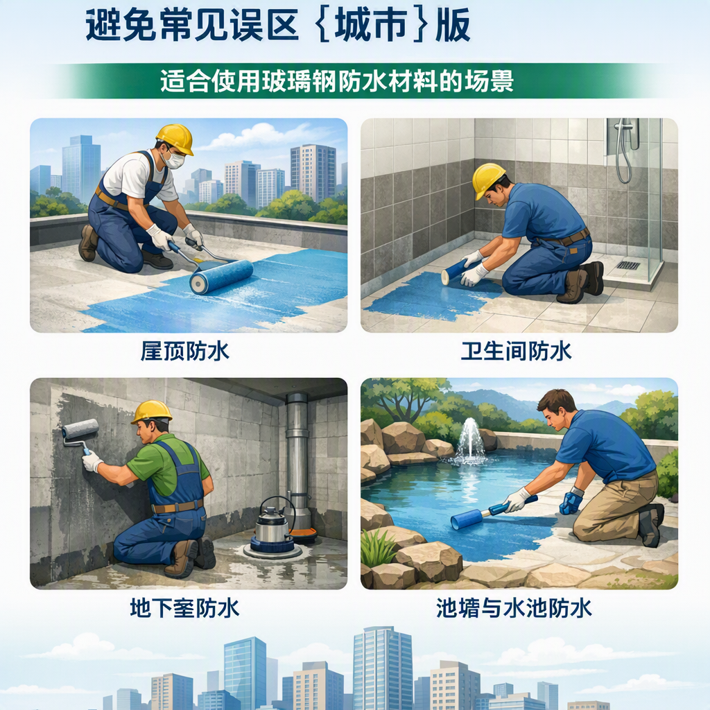 玻璃钢防水材料施工注意事项,避免常见误区 克孜勒苏 版
